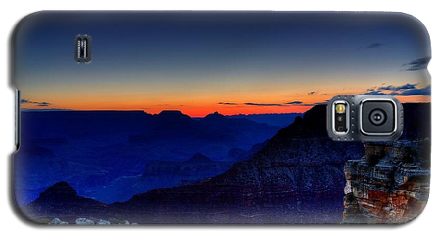 Grand Canyon Galaxy S5 Case featuring the photograph Dawn is Breaking by Dave Files