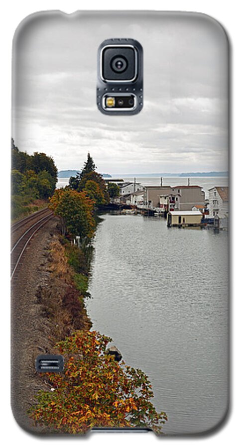 Fall Galaxy S5 Case featuring the photograph Day Island Bridge View 2 by Anthony Baatz