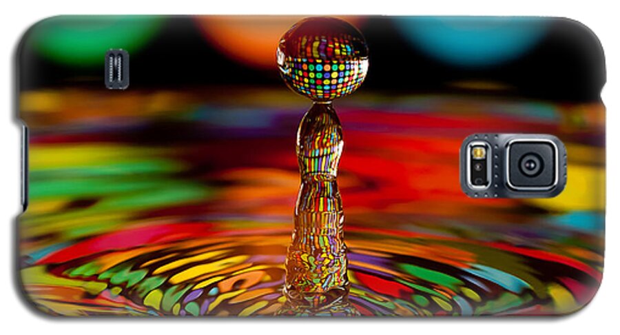 70s Galaxy S5 Case featuring the photograph Disco Ball Drop by Anthony Sacco