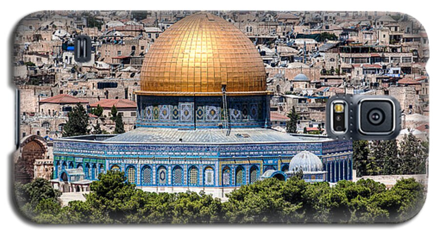 Dome Galaxy S5 Case featuring the photograph Dome of the Rock by Uri Baruch