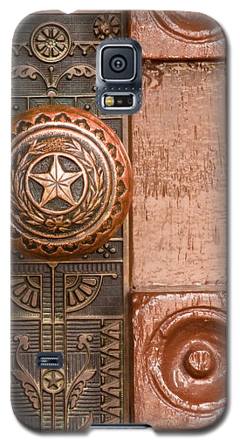 Door Galaxy S5 Case featuring the photograph Door to Texas State Capital by David and Carol Kelly