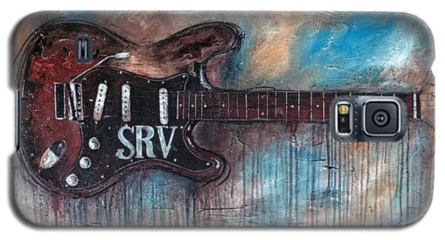 Stevie Ray Vaughan Galaxy S5 Case featuring the painting Double Trouble by Sean Parnell