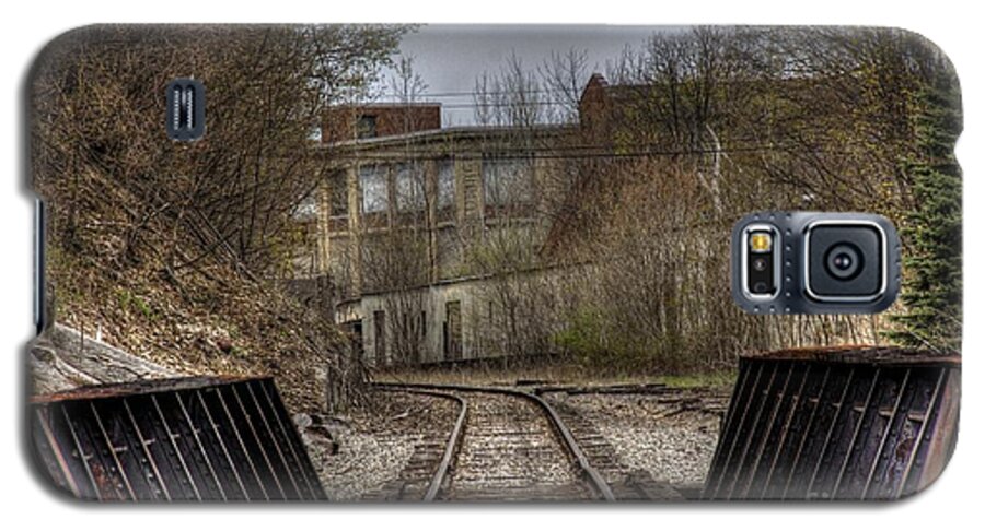 Tracks Galaxy S5 Case featuring the photograph Down the Tarcks by Jim Lepard