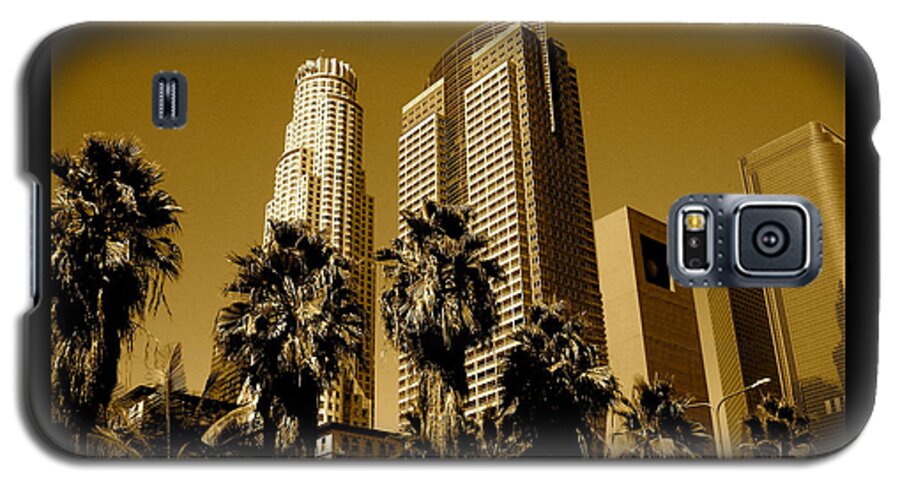Los Angeles Prints Galaxy S5 Case featuring the photograph Downtown Los Angeles by Monique Wegmueller