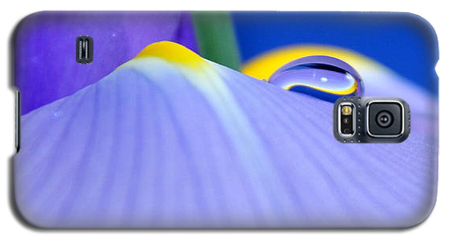 Iris Galaxy S5 Case featuring the photograph Drop Of Spring by Krissy Katsimbras