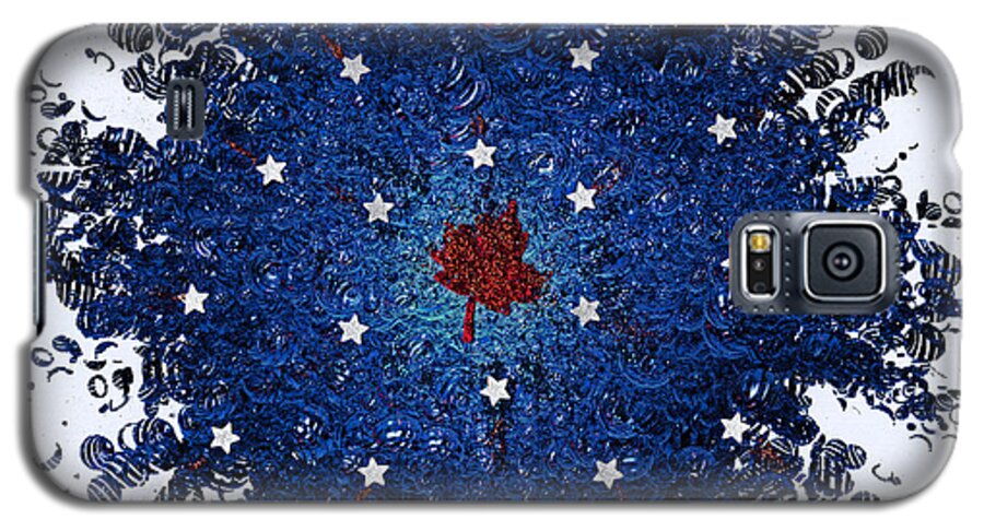 First Star Art By Jrr And Jammer Galaxy S5 Case featuring the mixed media Dual Citizenship 1 by First Star Art