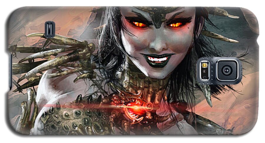 Magic The Gathering Galaxy S5 Case featuring the digital art Duels of the Planeswalkers 2014 Persona Ten by Ryan Barger