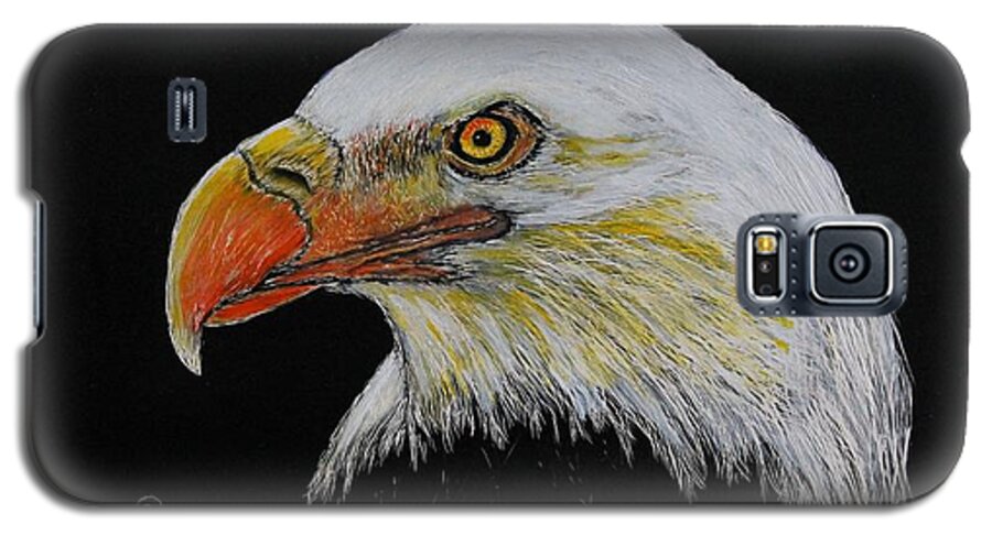 Eagle Galaxy S5 Case featuring the painting Majestic Predator by Bob Williams