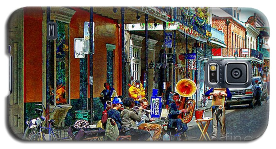 John+kolenberg Galaxy S5 Case featuring the photograph Early Morning Jazz In New Orleans by John Kolenberg