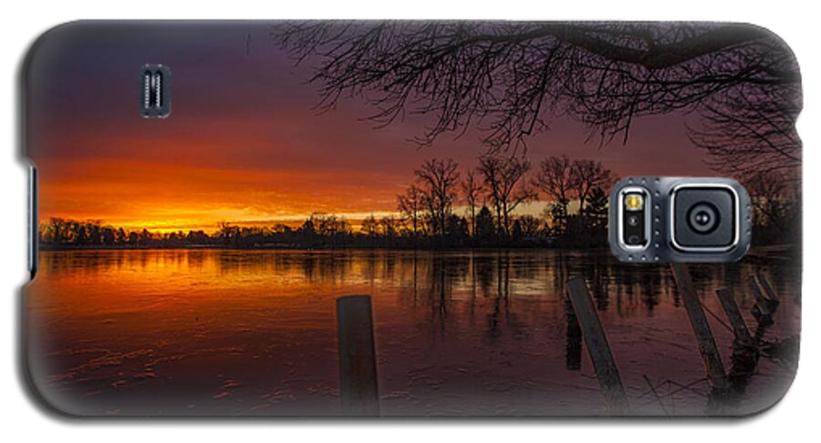 Sunrise Galaxy S5 Case featuring the photograph Early Morning Sunrise by Nicholas Grunas
