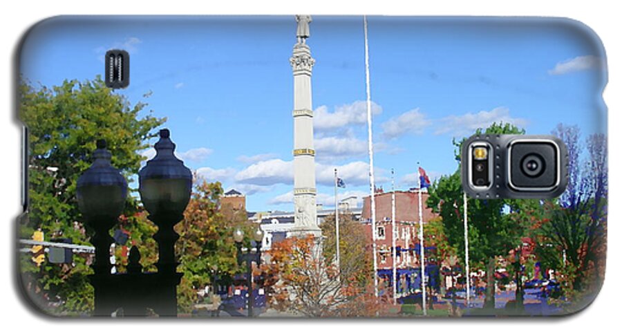 Easton Pa Galaxy S5 Case featuring the photograph Easton PA - Civil War Monument by Jacqueline M Lewis