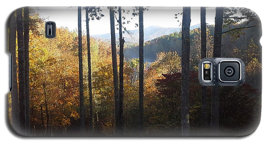 Pink Knob Galaxy S5 Case featuring the painting Ellijay color by Jan Dappen