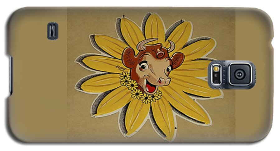 Smiling Galaxy S5 Case featuring the photograph Elsie the Borden Cow by Chris Berry