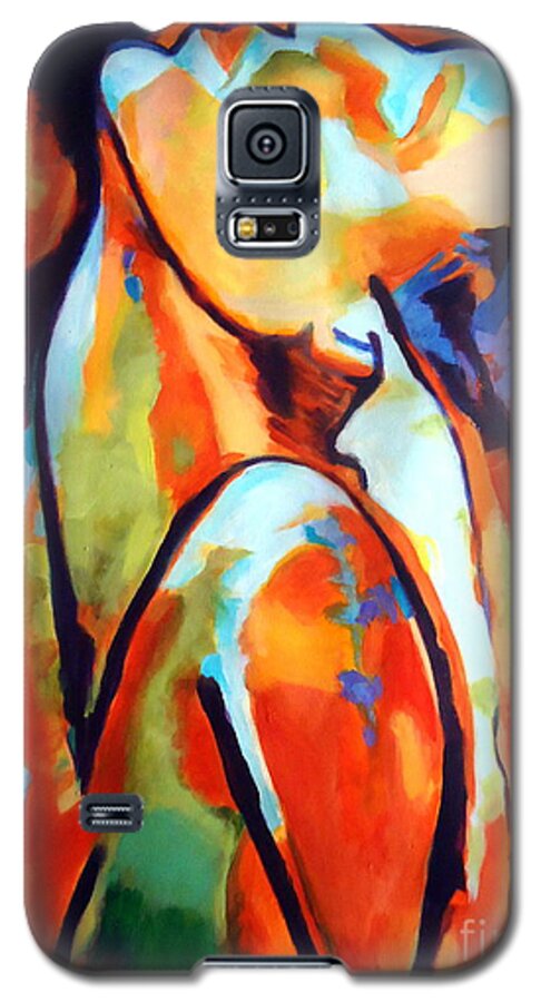 Nude Figures Galaxy S5 Case featuring the painting Epiphany by Helena Wierzbicki