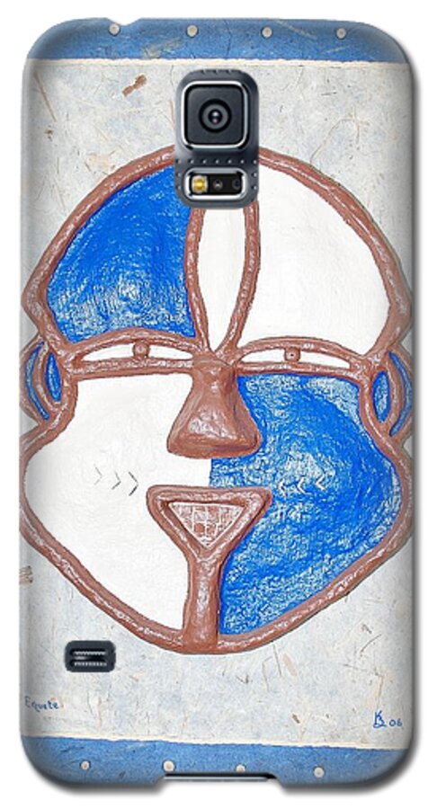 Mixed Media Galaxy S5 Case featuring the painting Equete by Karen Buford