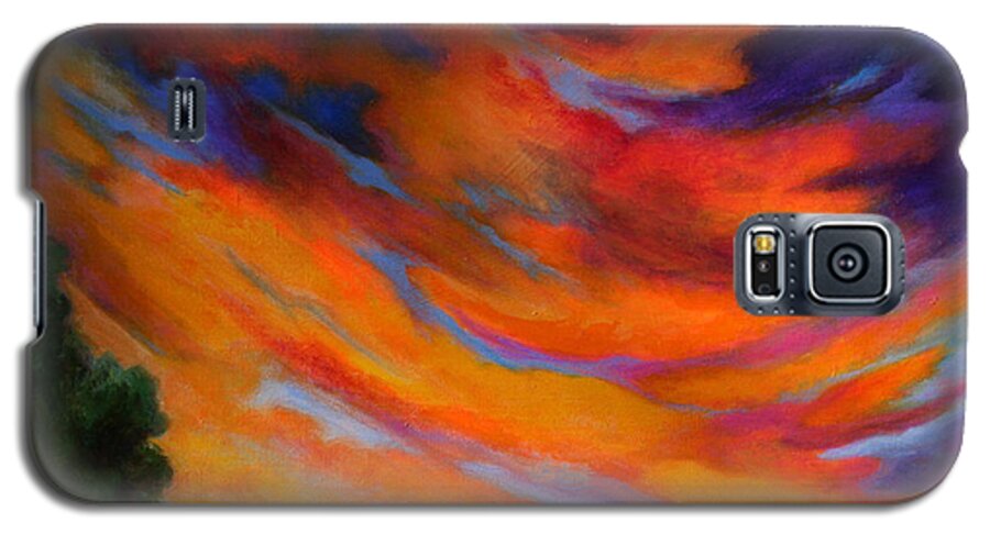 Landscape Galaxy S5 Case featuring the painting Espiritu del cielo by Alison Caltrider