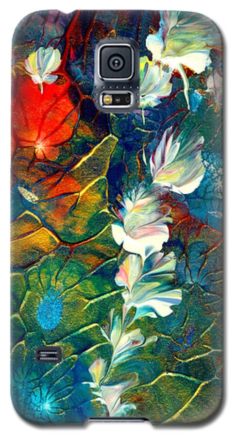 Fairy Galaxy S5 Case featuring the painting Fairy Dust by Nan Bilden