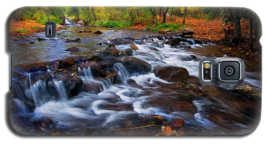 Fall Galaxy S5 Case featuring the photograph Fall on Fountain Creek by Ronda Kimbrow