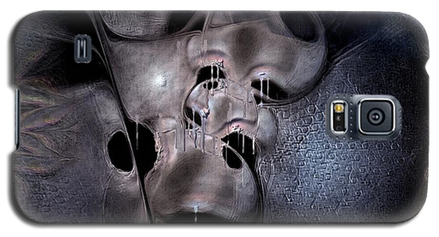 Abstract Galaxy S5 Case featuring the digital art Farmaceutical Future by Casey Kotas