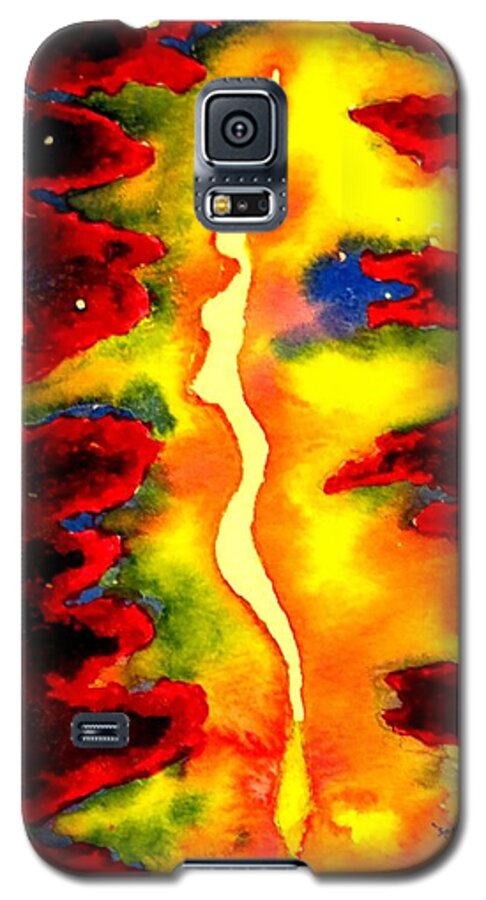 Feminine Galaxy S5 Case featuring the painting Feminine Spirit by Leanne Seymour