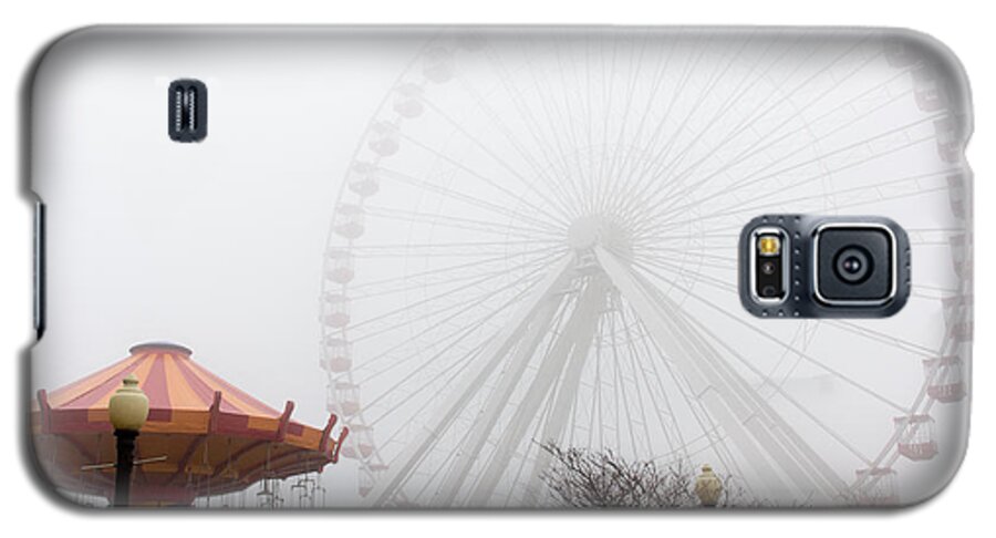 Chicago Galaxy S5 Case featuring the photograph Ferris Wheel no.3 by Niels Nielsen