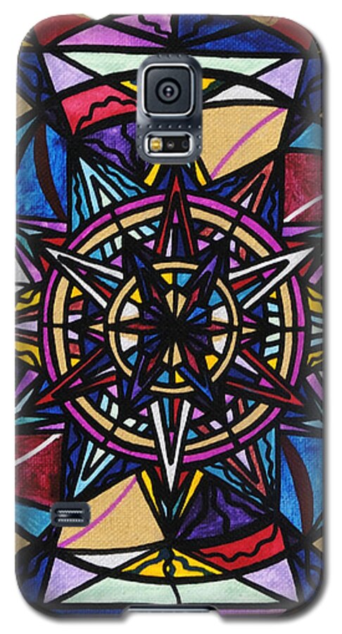 Financial Freedom Galaxy S5 Case featuring the painting Financial Freedom by Teal Eye Print Store