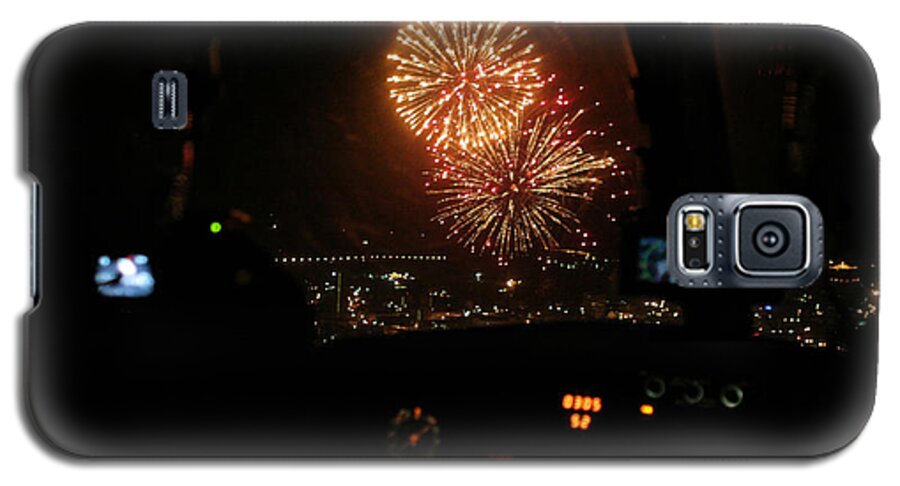 Fire Works Galaxy S5 Case featuring the photograph Fire in the Sky by Paul Job