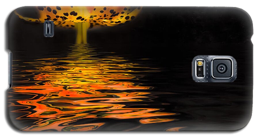 Flowers Galaxy S5 Case featuring the photograph Fire Reflections by Marilyn Cornwell