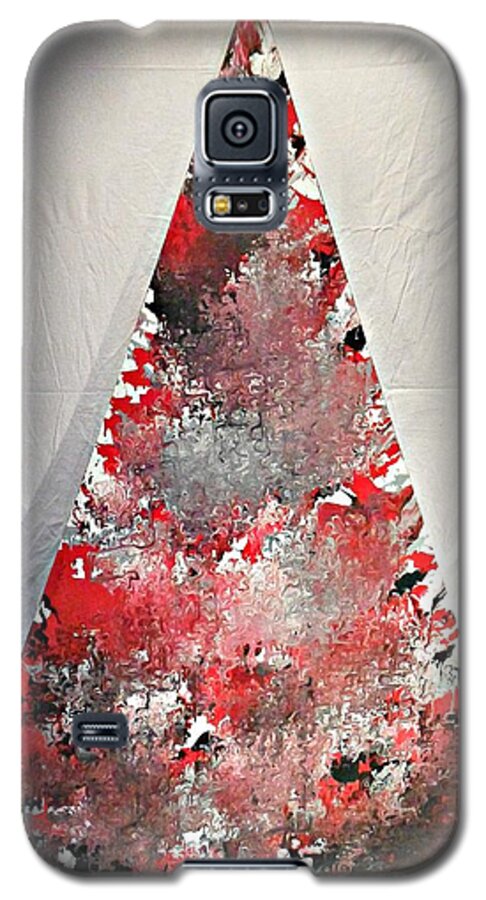 Firehouse Galaxy S5 Case featuring the painting Firehouse by Cyryn Fyrcyd
