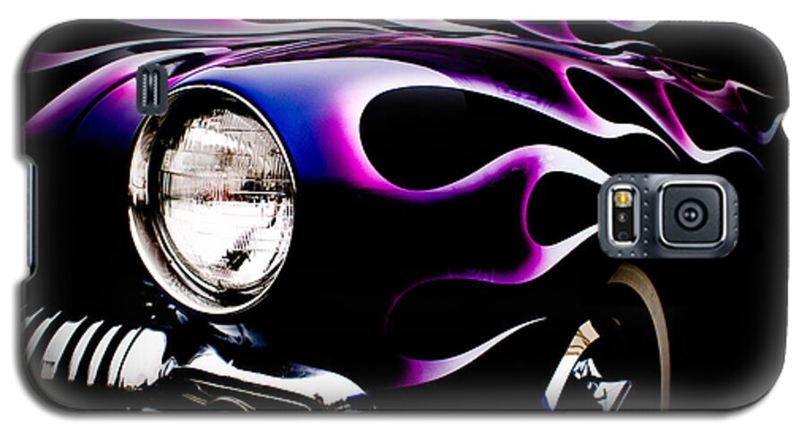 Classic Cars Photographs Galaxy S5 Case featuring the photograph Flaming Classic by Joann Copeland-Paul