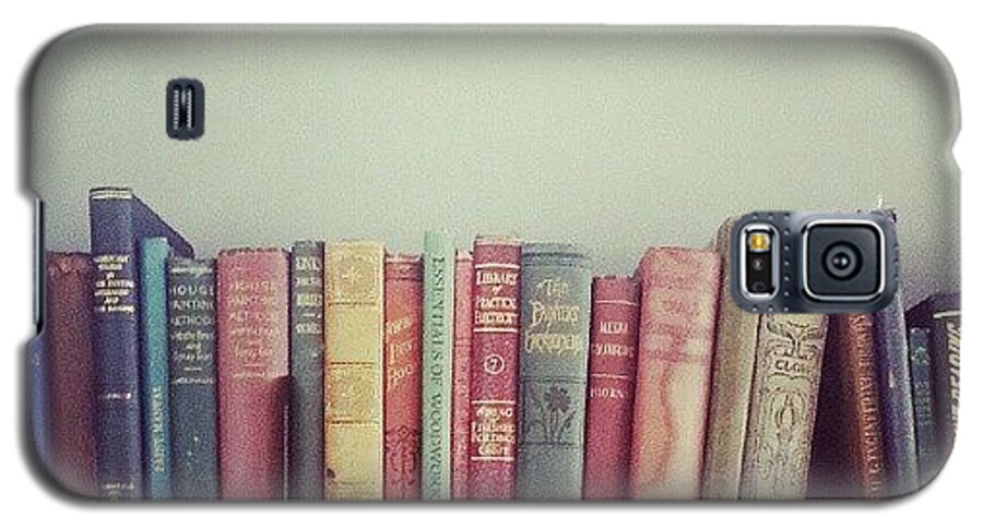 Book Galaxy S5 Case featuring the photograph Floating Books by Jill Tuinier