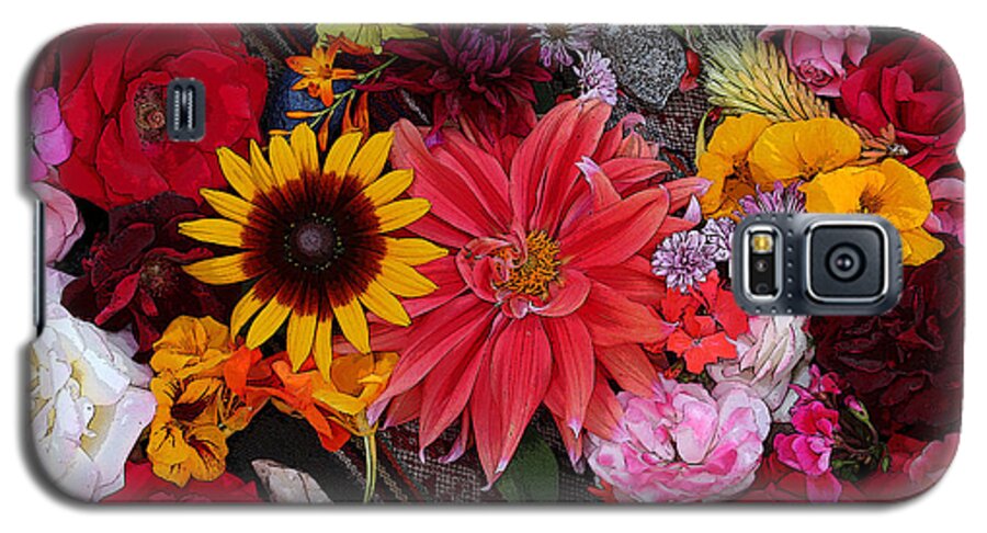Photography Galaxy S5 Case featuring the photograph Floral Bounty 2 by Jeanette French