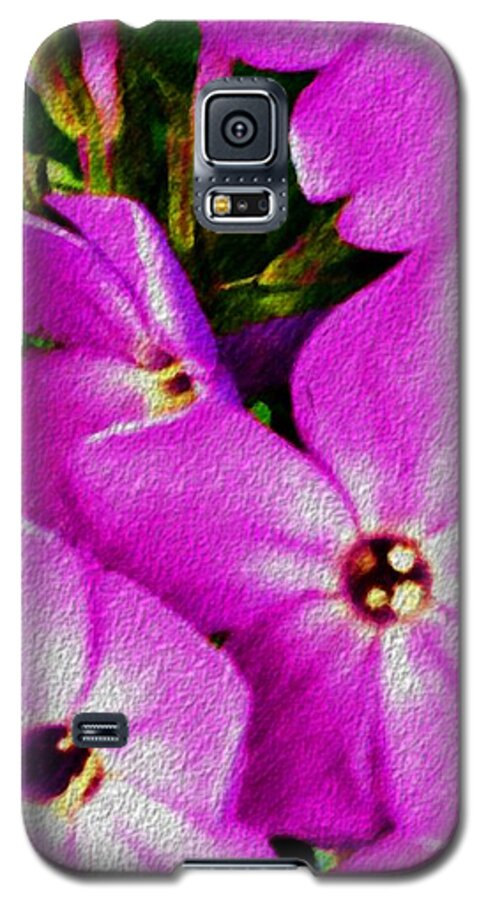 Flowers Galaxy S5 Case featuring the digital art Floral Fun 012714 by David Lane