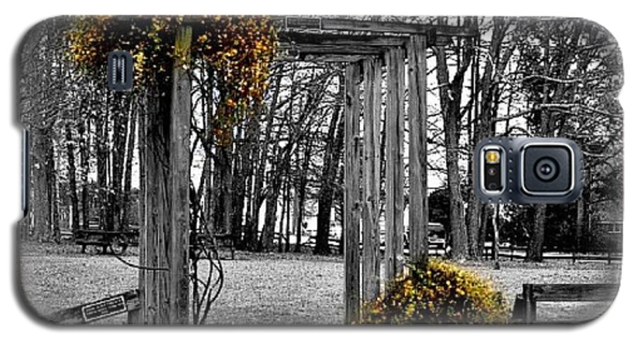 Flowers Galaxy S5 Case featuring the photograph Flowering Archway by Tara Potts