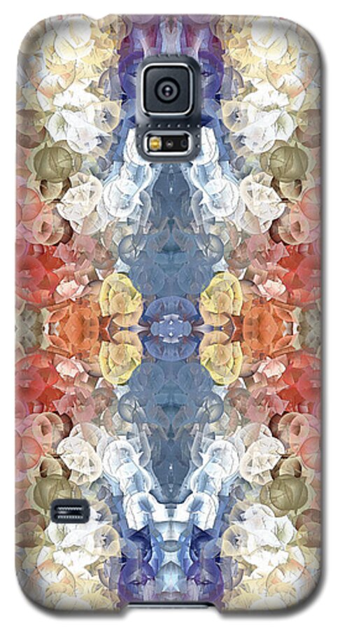 Abstract Galaxy S5 Case featuring the painting Flowers for the Fish 3P by Will Barger