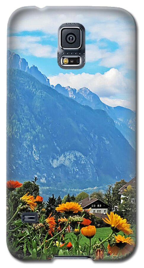 Travel Galaxy S5 Case featuring the photograph Flowers of the Alps by Elvis Vaughn