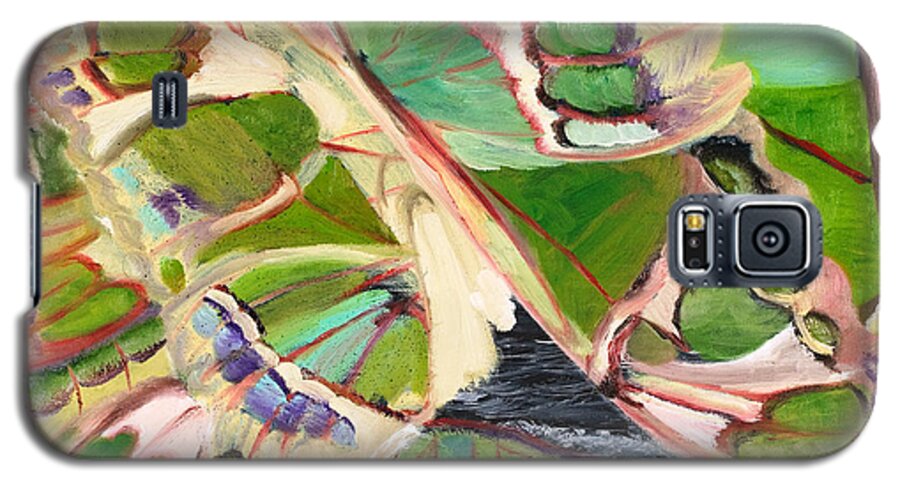  Galaxy S5 Case featuring the painting Freedom Butterfly by Tracie L Hawkins