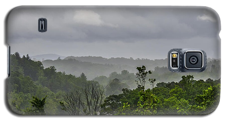 Blue Ridge Galaxy S5 Case featuring the photograph French Broad River by Carolyn Marshall