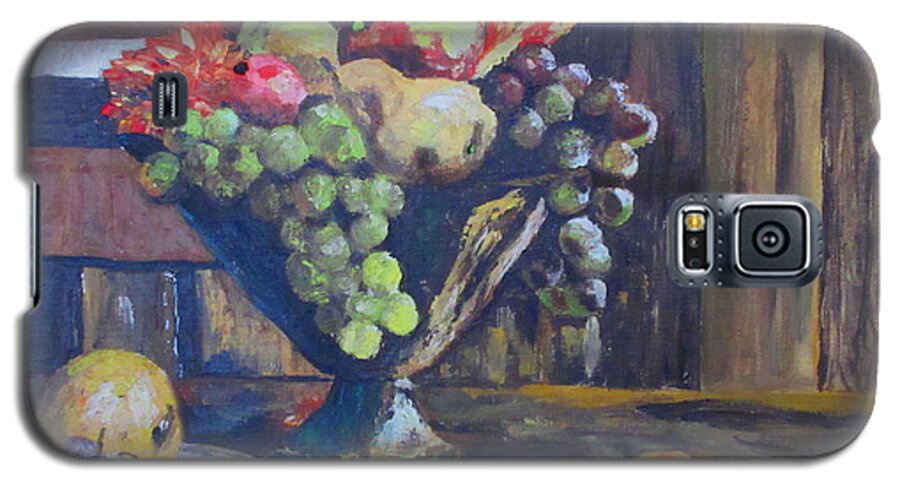 Painting Galaxy S5 Case featuring the painting Fresh Fruit by Ashley Goforth