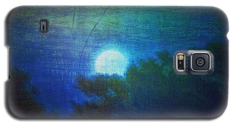 Thesoutherncollective Galaxy S5 Case featuring the photograph Friday 6/13/14 Full Moon - The Honey by Paul Cutright