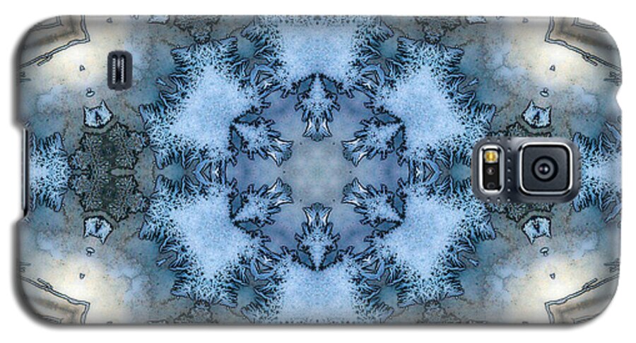  Galaxy S5 Case featuring the photograph Frost Mandala5 by Lee Santa