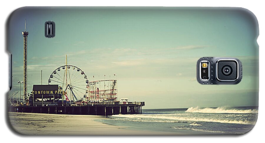 #faatoppicks Galaxy S5 Case featuring the photograph Funtown Pier Seaside Heights New Jersey Vintage by Terry DeLuco