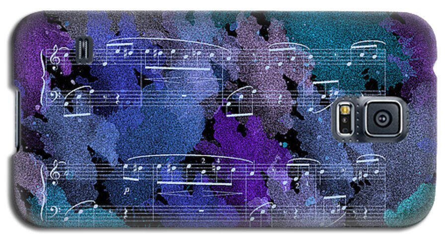 Modern Galaxy S5 Case featuring the painting Fur Elise music digital painting by Georgeta Blanaru