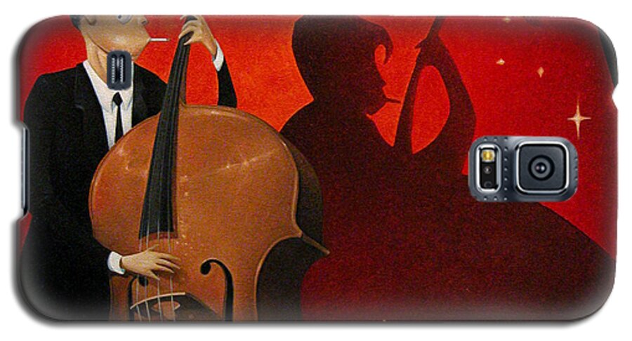 Jazz Galaxy S5 Case featuring the painting Gasper by T S Carson