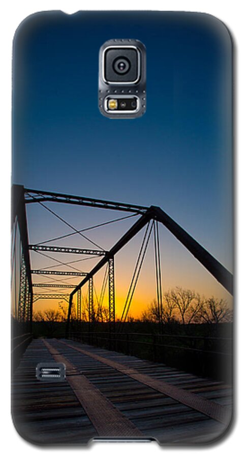 Bridge Galaxy S5 Case featuring the photograph Ghost Town Bridge by David Downs