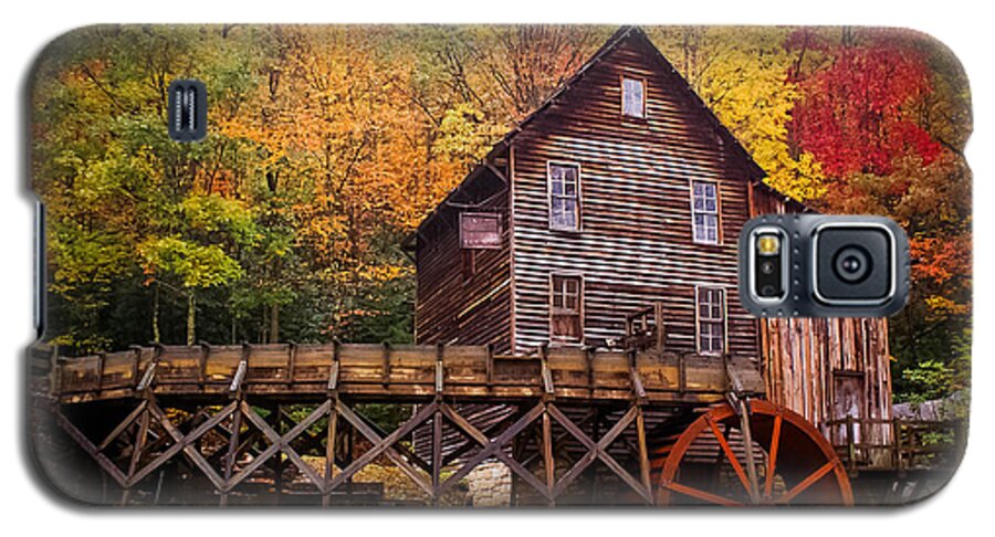 Glade Creek Grist Mill Galaxy S5 Case featuring the photograph Glade Creek Grist Mill by M Three Photos
