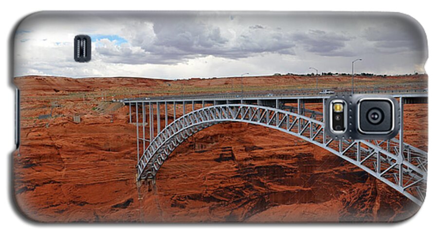 Glen Canyon Dam Galaxy S5 Case featuring the photograph Glen Canyon Bridge by Jeanne May