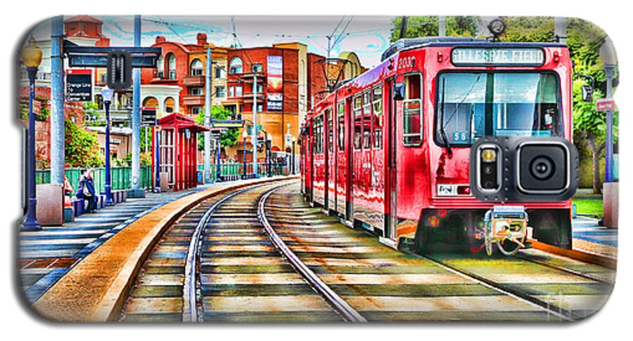 Train Galaxy S5 Case featuring the photograph Going To Gillespie Field By Diana Sainz by Diana Raquel Sainz