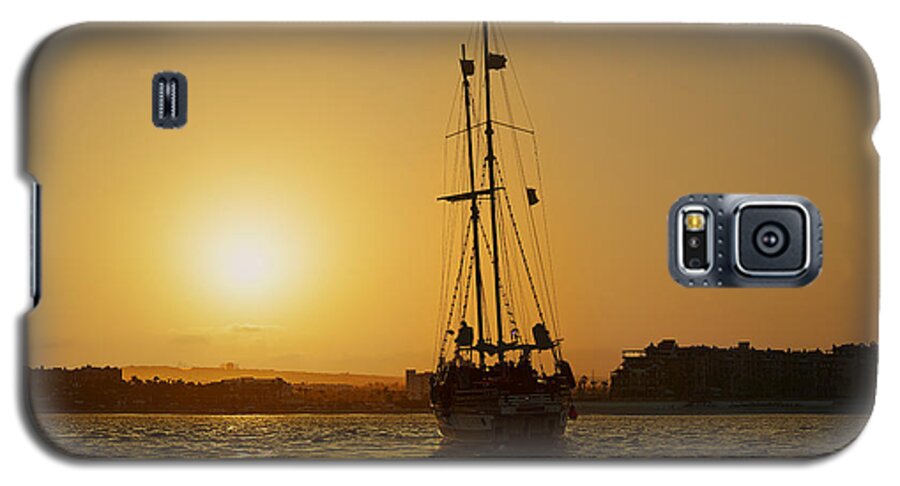 Sunset Galaxy S5 Case featuring the photograph Golden Cabo Sunset by Alexandra Till