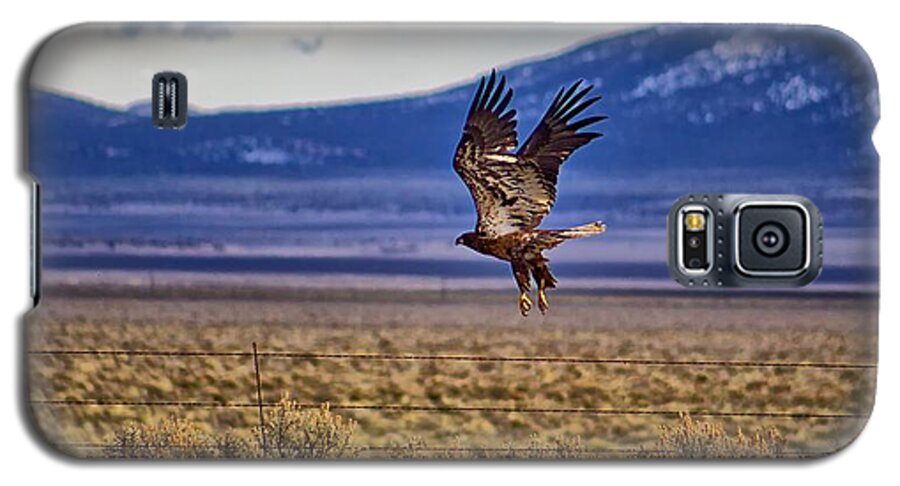 Landscape Galaxy S5 Case featuring the photograph Golden Eagle by Michael W Rogers